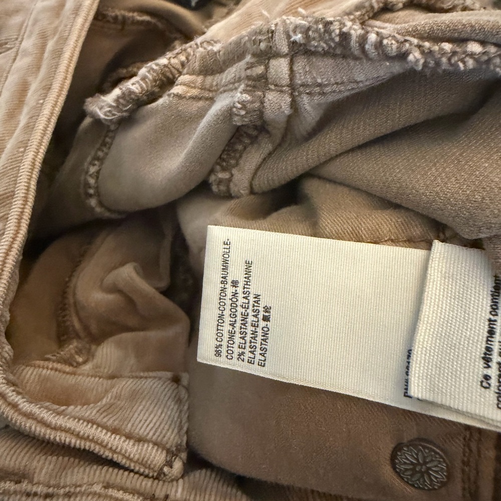 Free People Corduroy High-Rise lace up flare Pants - Picture 5 of 7
